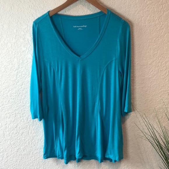 Soft Surroundings Tops - Soft Surroundings turquoise top